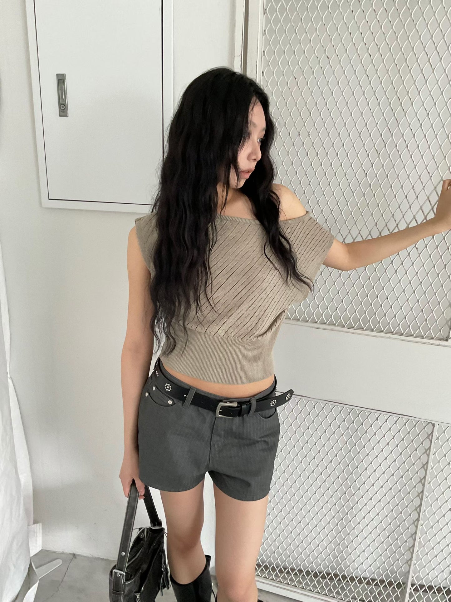[ 🆕 清爽~透氣~軟糯薄針織 ] Asymmetric Soft Knit Breezy Top - 3 colours