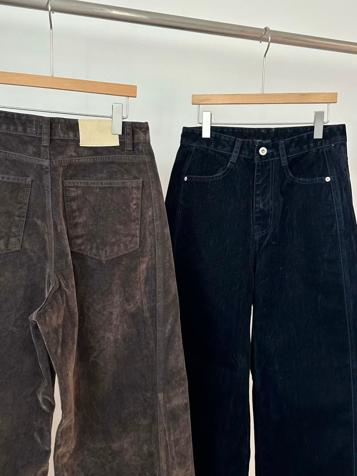 [ 🆕 大推款!! 秋冬絨面 極厚實+靚料+靚 cut ] Fall Velvet Wide-Leg Pants - 2 colours