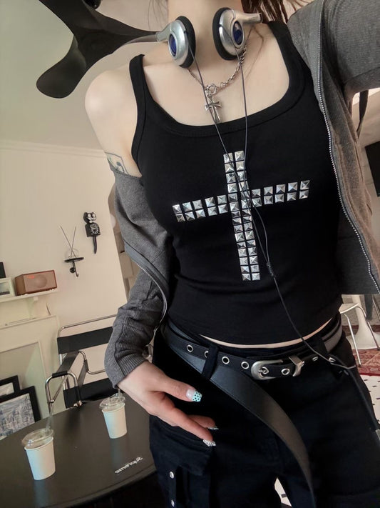 [ 🆕 歐美妹子必備 ⁺‧₊˚♱ ˚₊‧⁺ ] Oh My God Tank - 2 colours