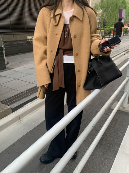 [ 🆕  大推介!! 值得投資的羊毛褸 ] Alpaca Wool Coat - 3 colours