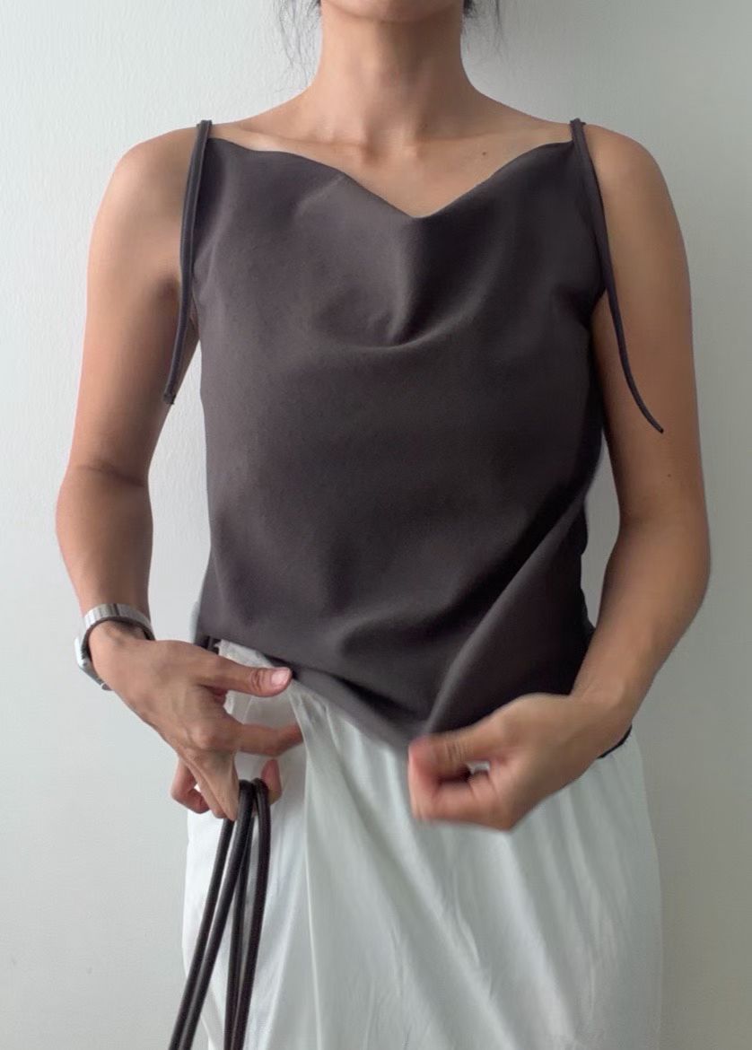 🆕  Draped Cowl-Neck Camisole - 3 colours