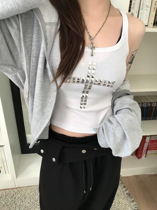 [ 🆕 歐美妹子必備 ⁺‧₊˚♱ ˚₊‧⁺ ] On My God Tank - 2 colours