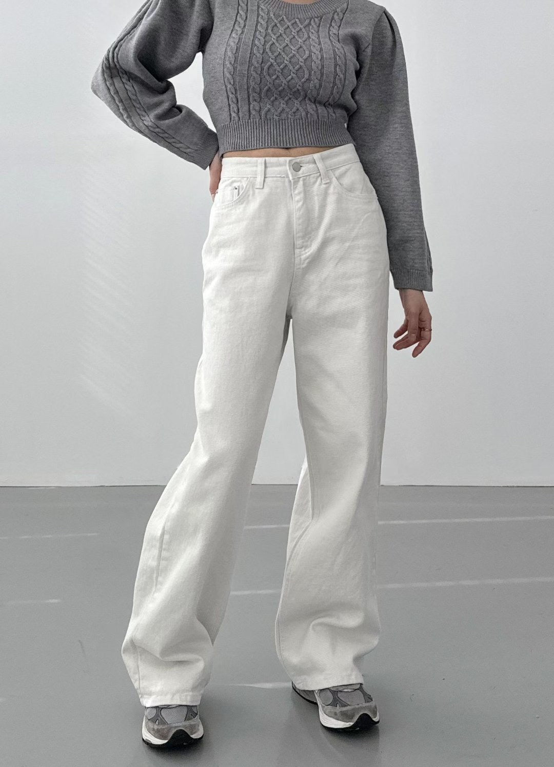 [ 🆕 有驚喜! 被毛毛包圍~ 超舒服直腳牛仔 ] Dusty Soft Pants - 3 colours