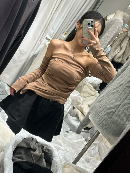 SALE [ 私心自留了~ 高貴小性感✨ ] Misty Off Shoulder Top - 3 colours