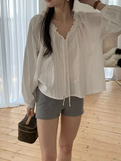 [ 🆕 仙氣飄飄₊˚⋆.ೃ𐦍 ] Cinderella Blouse - 2 colours