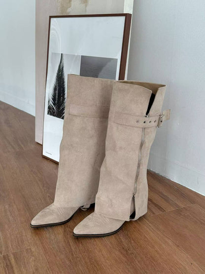 [ 🆕 抵著款!! 一對兩著~ 牛仔長短 boot ]  Two-way Cowboy Boots - 3 colours