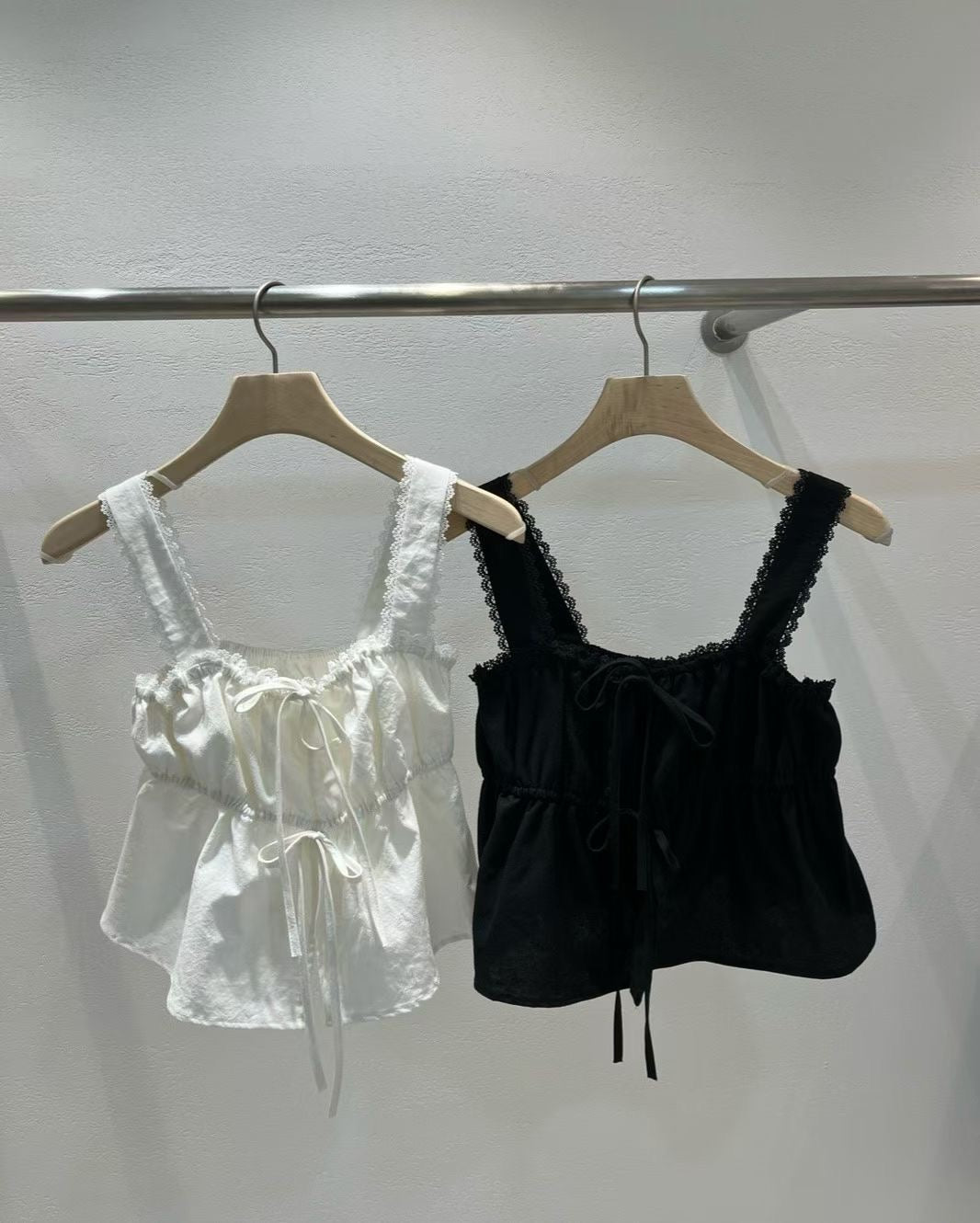 🆕 Lace Trim Babydoll Tie Camisole - 2 colours