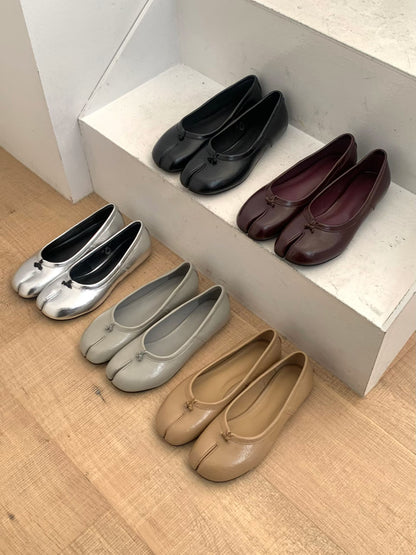 🆕  Split-Toe Tabi Ballet Flats - 5 colours