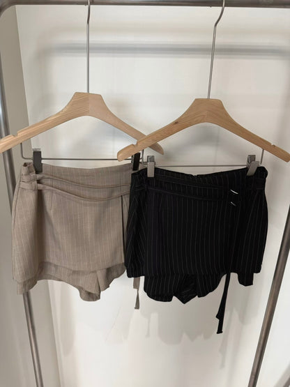 [ 🆕 斯文氣質款~ 直間裙褲 超安全! ] Siren Stripes Mini Skorts - 2 colours