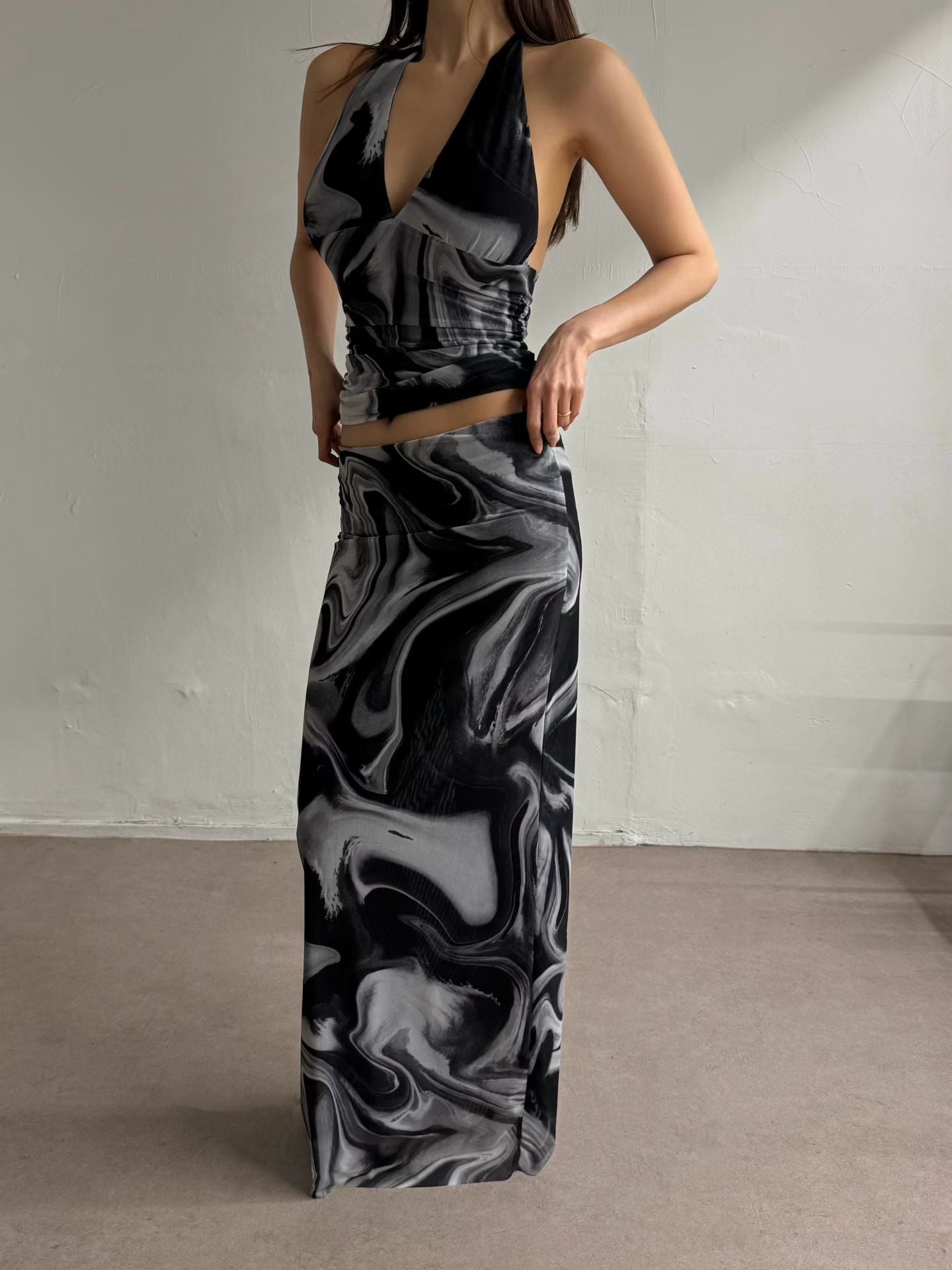 🆕 Ether Marble Maxi Skirt - 2 colours