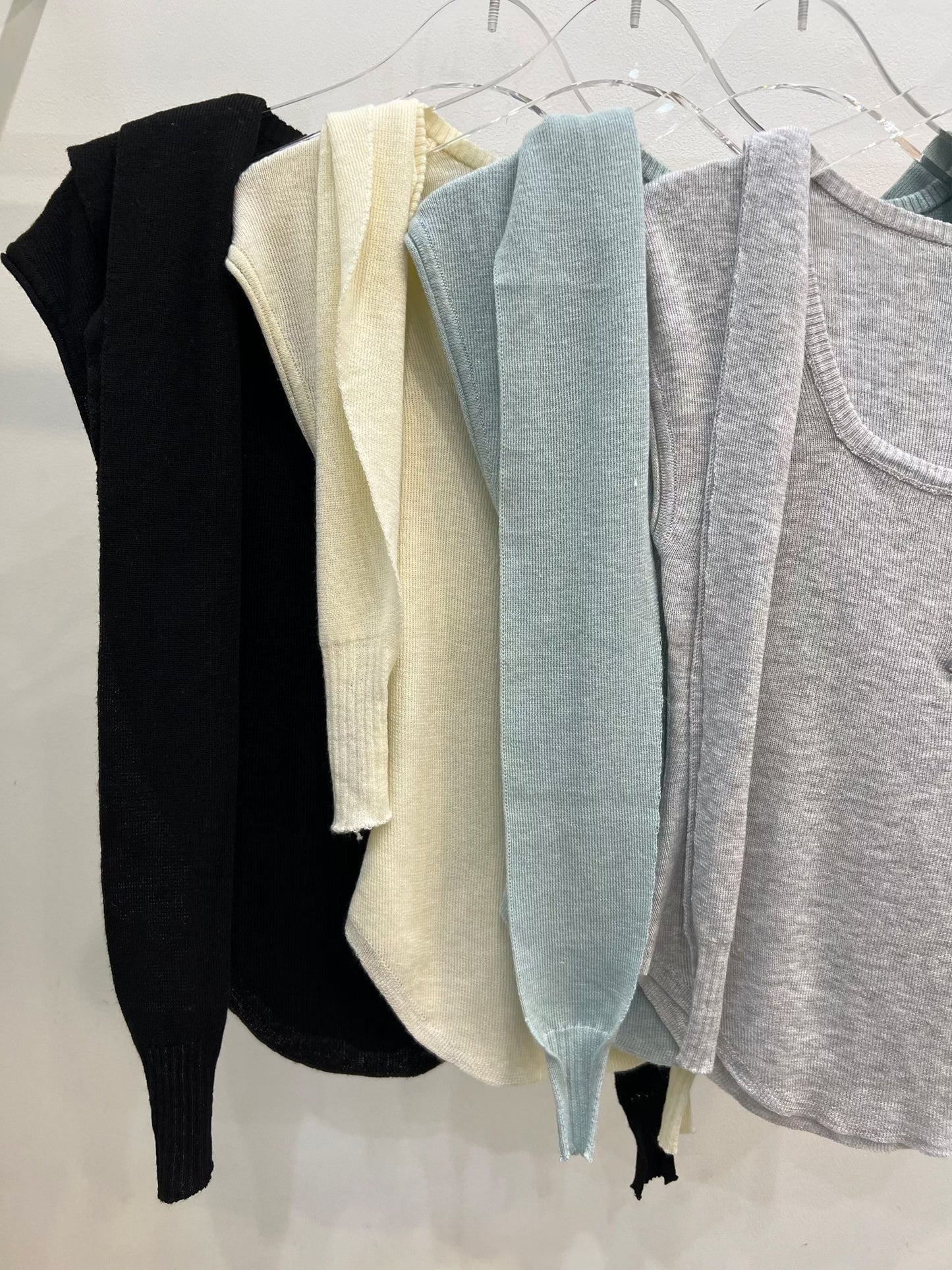 🆕  Convertible Henley Tie-Top - 4 colours