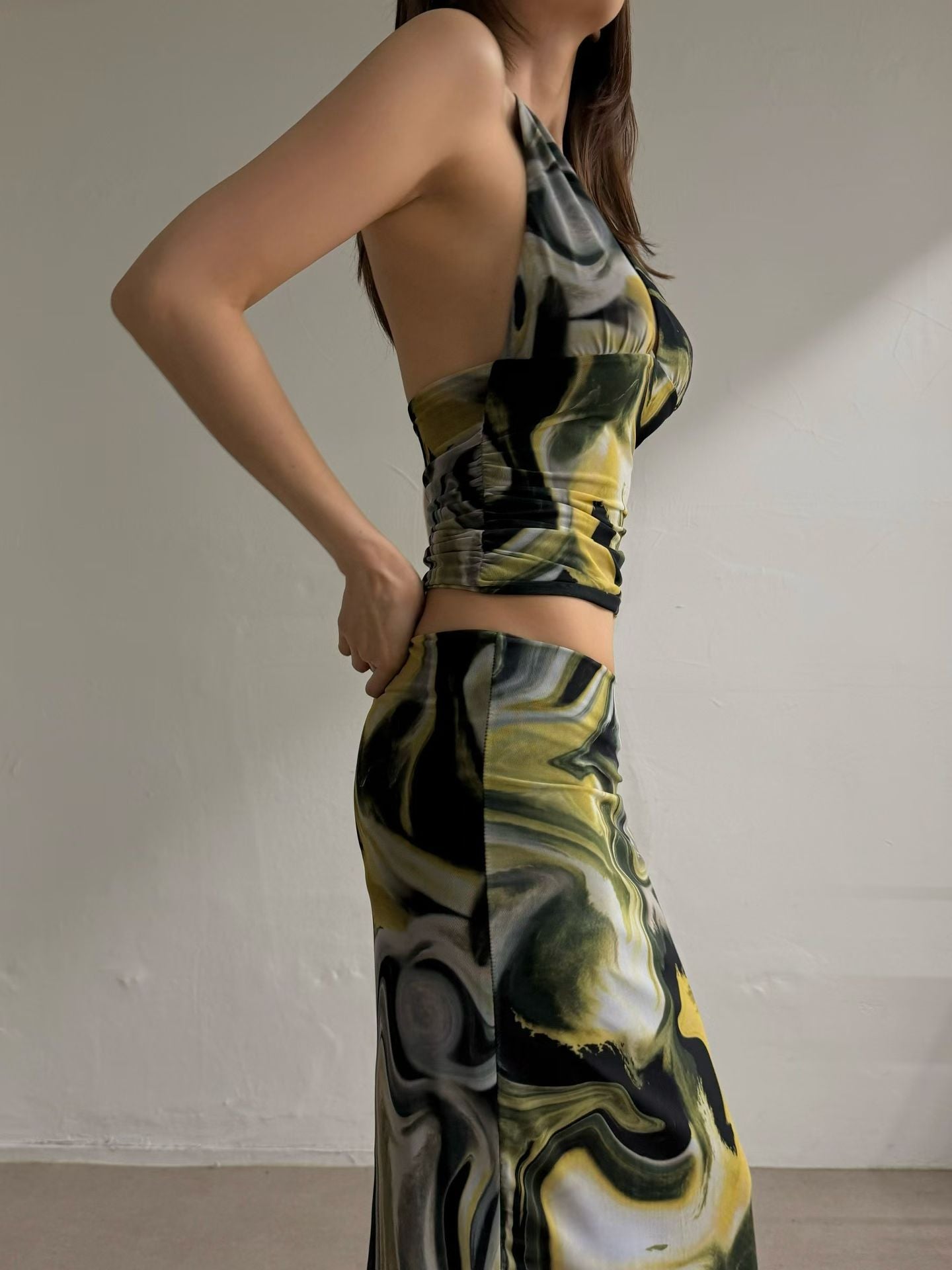 🆕 Ether Marble Maxi Skirt - 2 colours