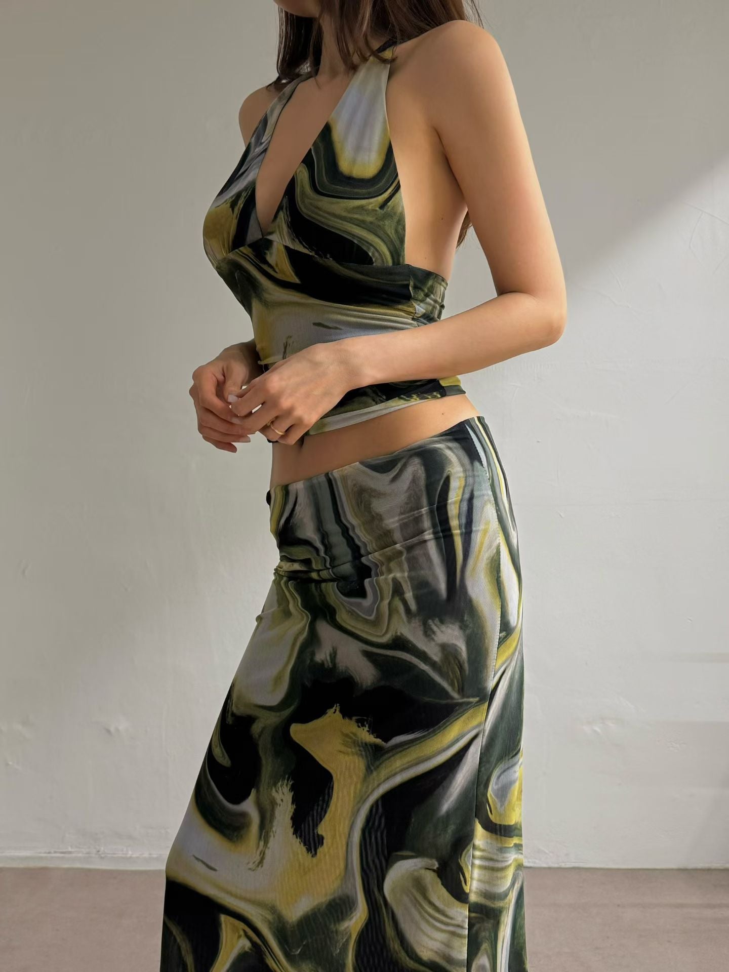 🆕 Ether Marble Maxi Skirt - 2 colours