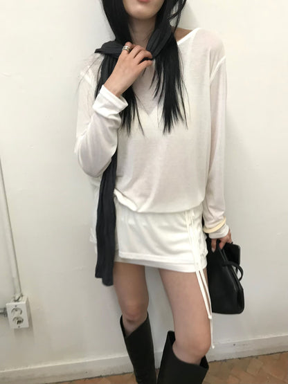 Asymmetric Side-Button Tunic Top - 3 colours