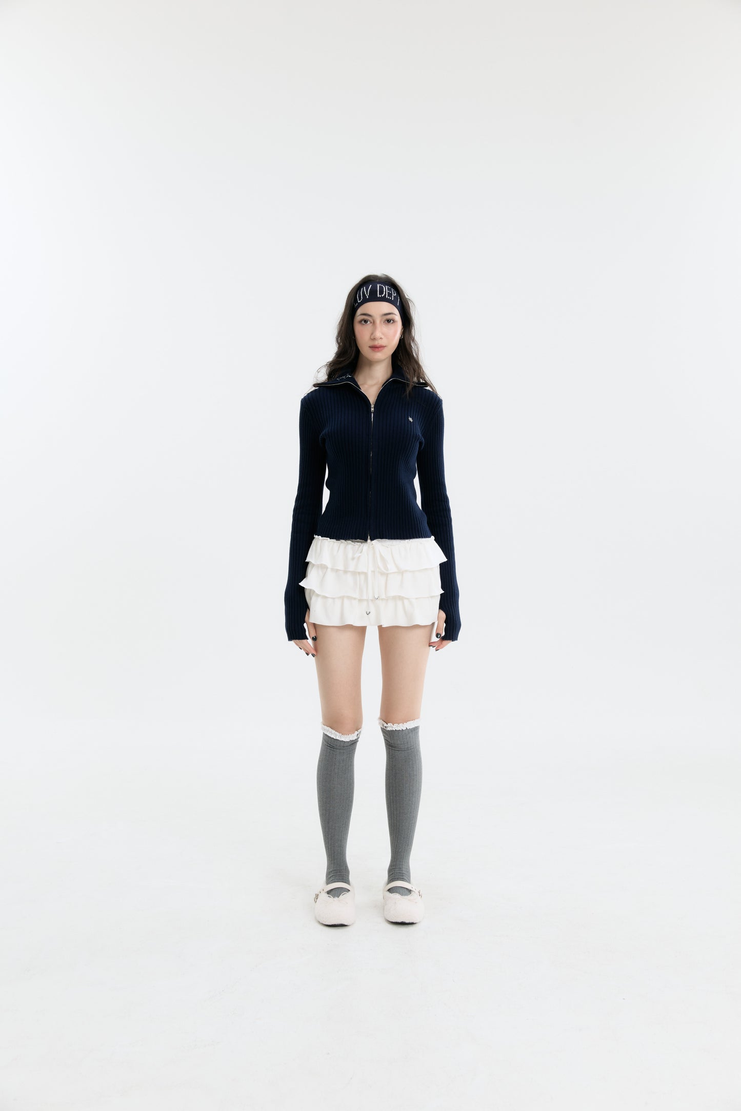 Luv Dept / The Rococo Mini Skirt - Ivory