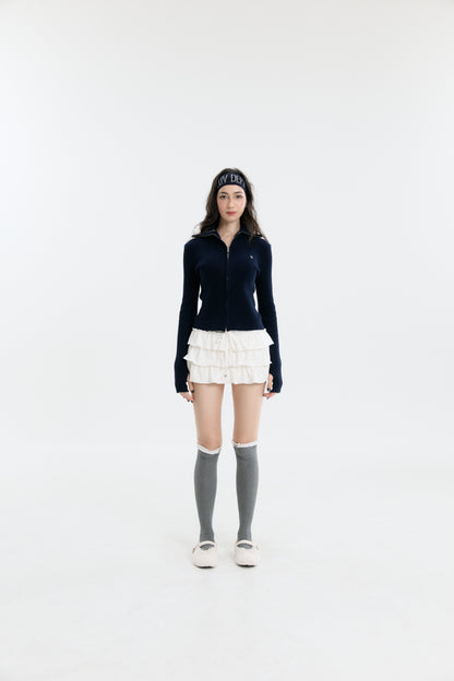 Luv Dept / The Rococo Mini Skirt - Ivory
