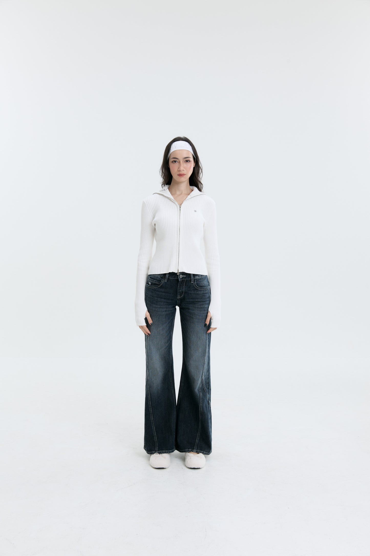 Luv Dept / ‘HEART‘ Flare Denim Jeans