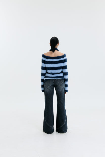 Luv Dept / ‘HEART‘ Flare Denim Jeans