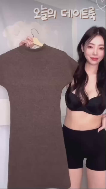[ 簡約必備款! 氣質羊毛連身裙 ] Creme Wool Dress - 4 colours