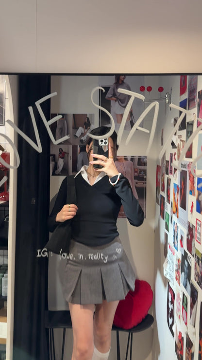 [ 潮流 “扮” 工 📁📈 恤衫領假兩件 ] Geek Shirt Top - 3 colours