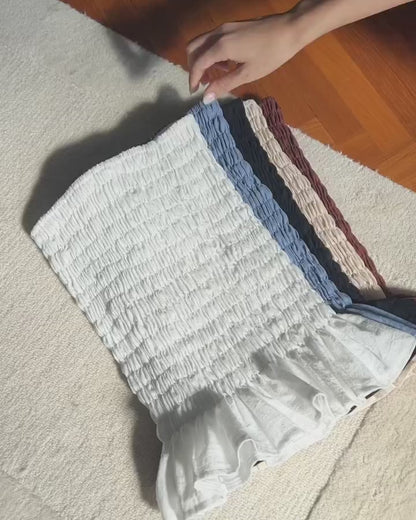 [ 一件兩著~ 基礎實用item ] Cutie Pie Two-way Top Skirt