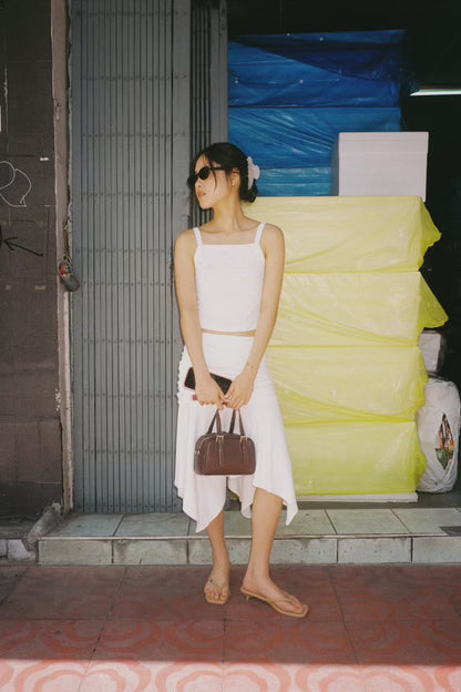 July Mansion - Mini Emma Crossbody in Cappuccino Brown