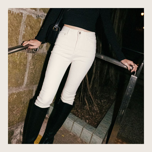 Ultimate Stretchy Skinny Pants - Ivory