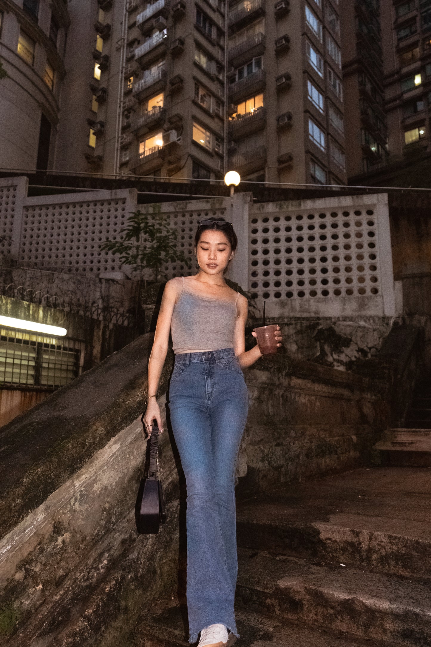 [ 最美喇叭牛! ]Blue Whale High-rise Skinny Flare Jeans