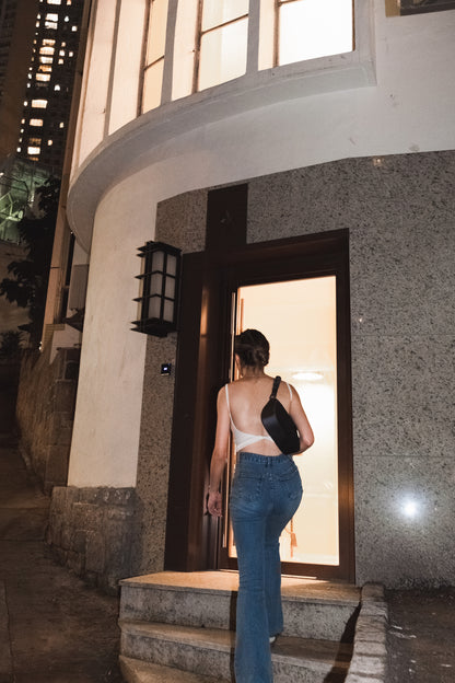 [ 骨感 get! 高腰彈性貼身叭牛! ]Blue Whale High-rise Skinny Flare Jeans