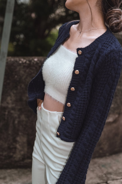[ 氣質斯文~ ] Celestial Flare Sleeves Cardigan