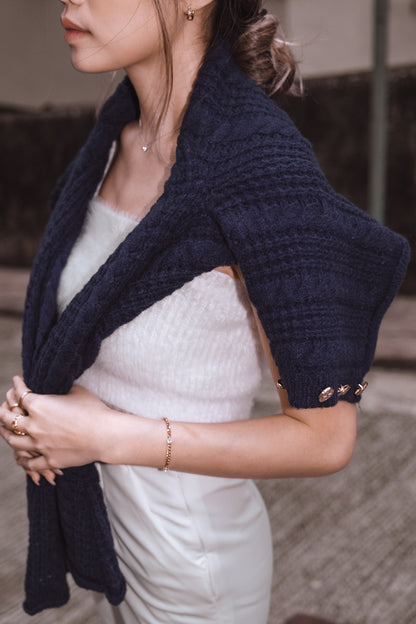 [ 氣質斯文~ ] Celestial Flare Sleeves Cardigan