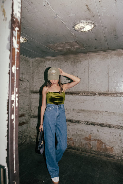 [ 皇牌! 不挑身型 超高腰直筒牛仔 ] More Wild High Rise Wide Leg Jeans - Dark Blue