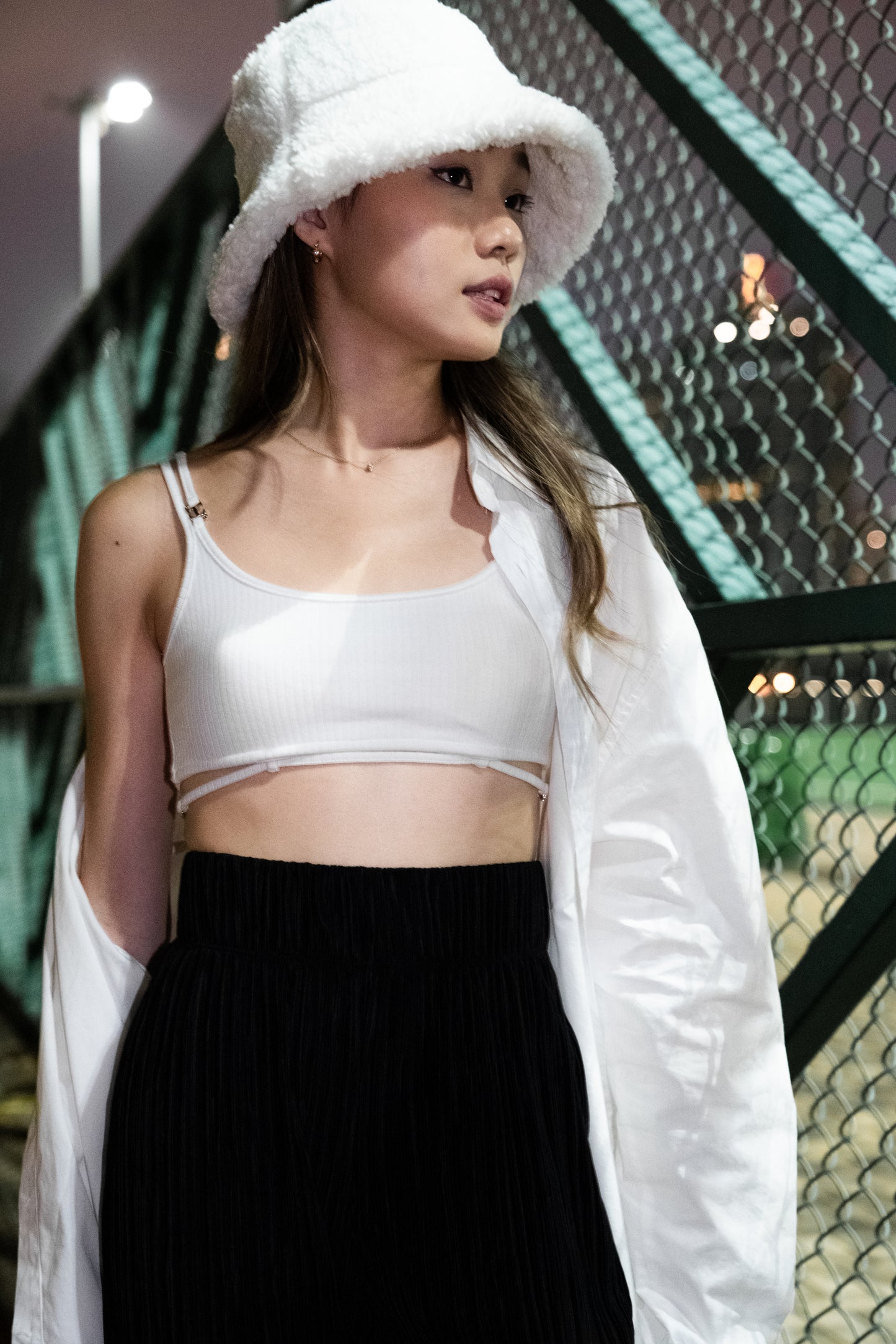 [ 超精緻設計~ ]  Heroic Bra Top - White