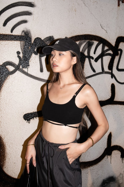 [ 超精緻設計~ ]  Heroic Bra Top - Black