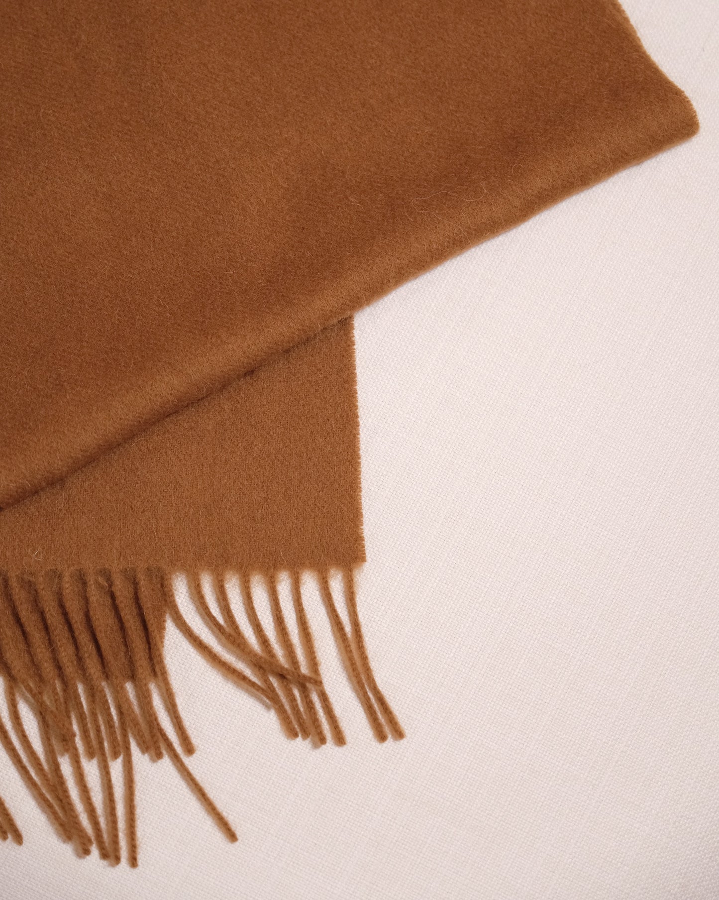 100% Wool Scarf - Camel