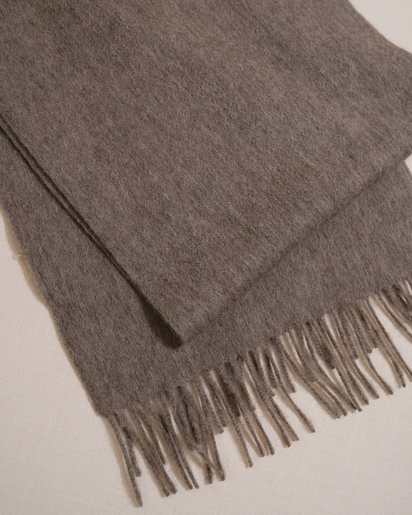 100% Wool Scarf - Elephant Grey