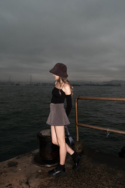 [ 極致小性感 ♥] Lovers Crossed Back Padded Top - Black