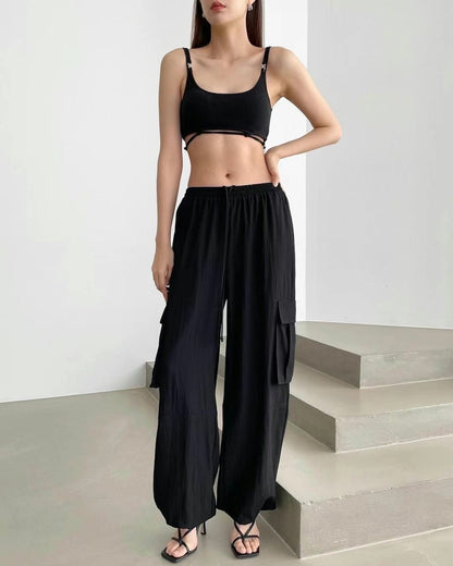 [ 超精緻設計~ ]  Heroic Bra Top - Black