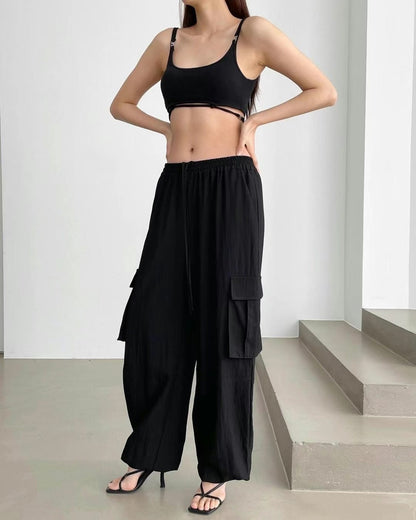 [ 超精緻設計~ ]  Heroic Bra Top - Black