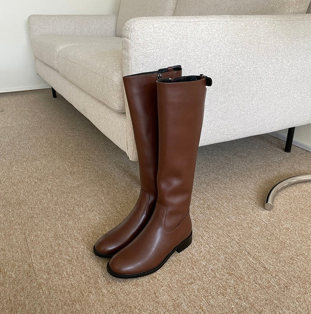 Buckle Knee High Riding Boots