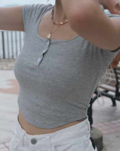 Daisy Daily Button Up Top