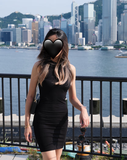 Pyramid Little Black Dress
