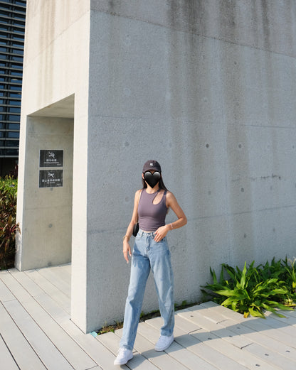 Babe Vintage High-waist Straight Jeans