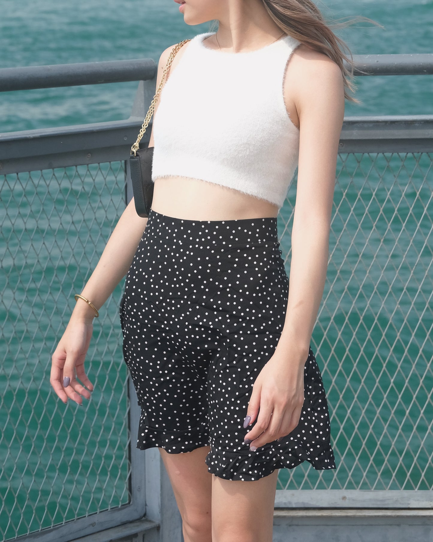 The Basic Dot Dot Mini Skirt