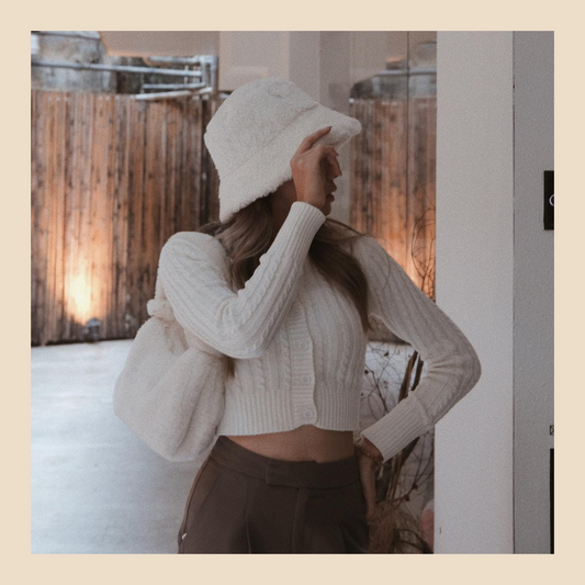 Snowy Cropped Cardigan