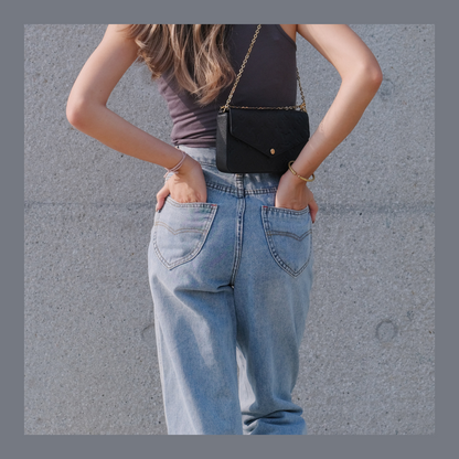 Babe Vintage High-waist Straight Jeans