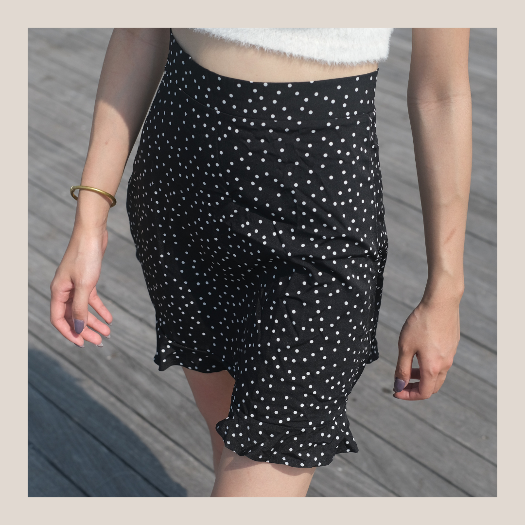 The Basic Dot Dot Mini Skirt